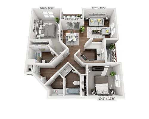 Floor plan B2B
