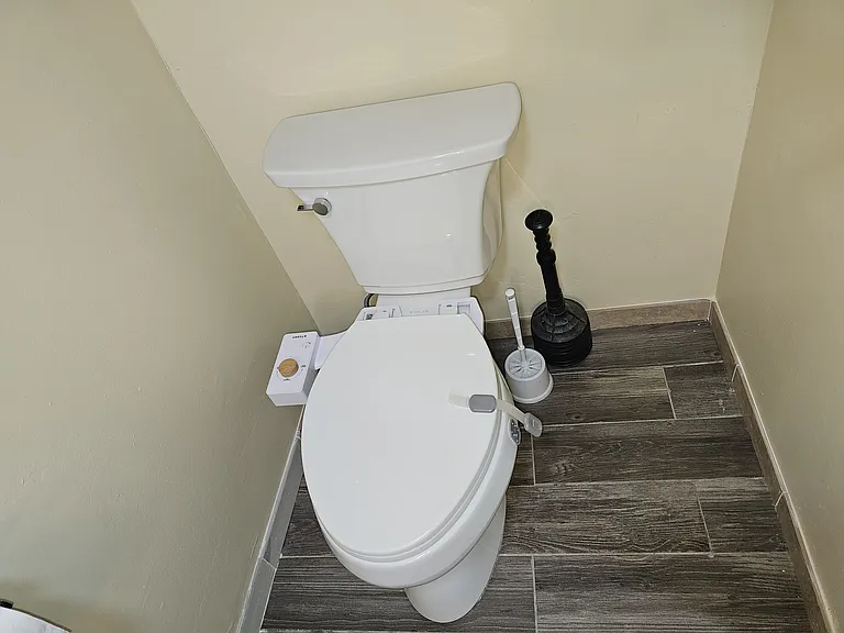 Toilet bowl with bidet