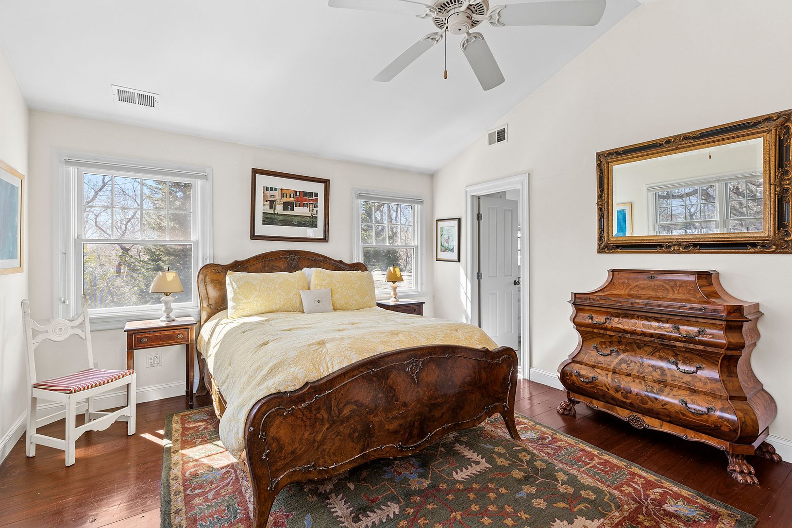 Sun-filled primary ensuite