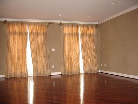 hardwood floors and open space