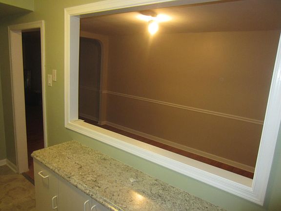 Brand new Kitchen Serving Window with Bar