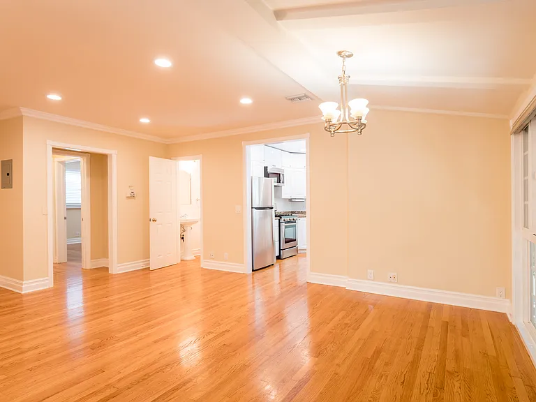 MAIN ROOM AND ENTIRE APARTMENT HAS BEAUIFUL REAL HARDWOOD FLOORS