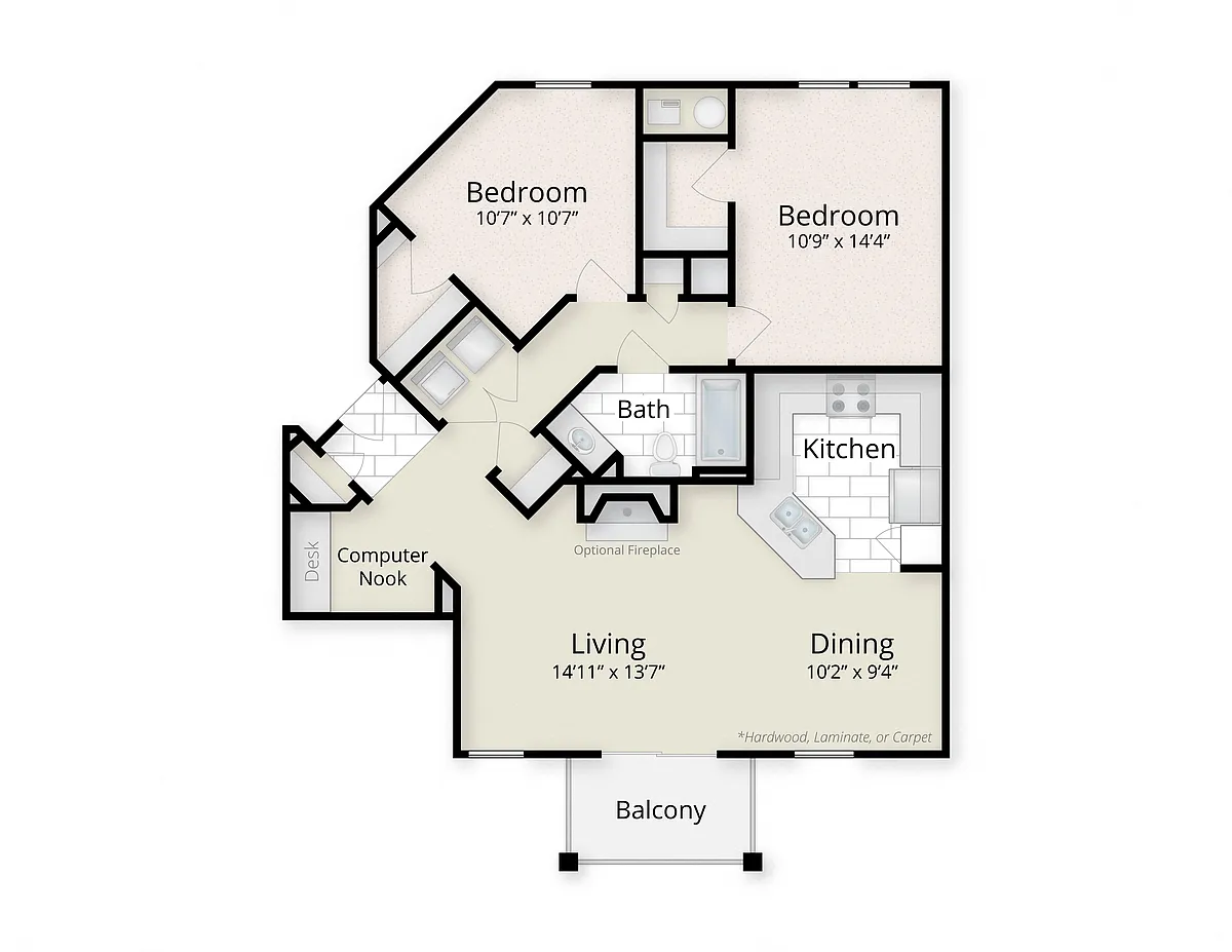 Floor plan Walnut