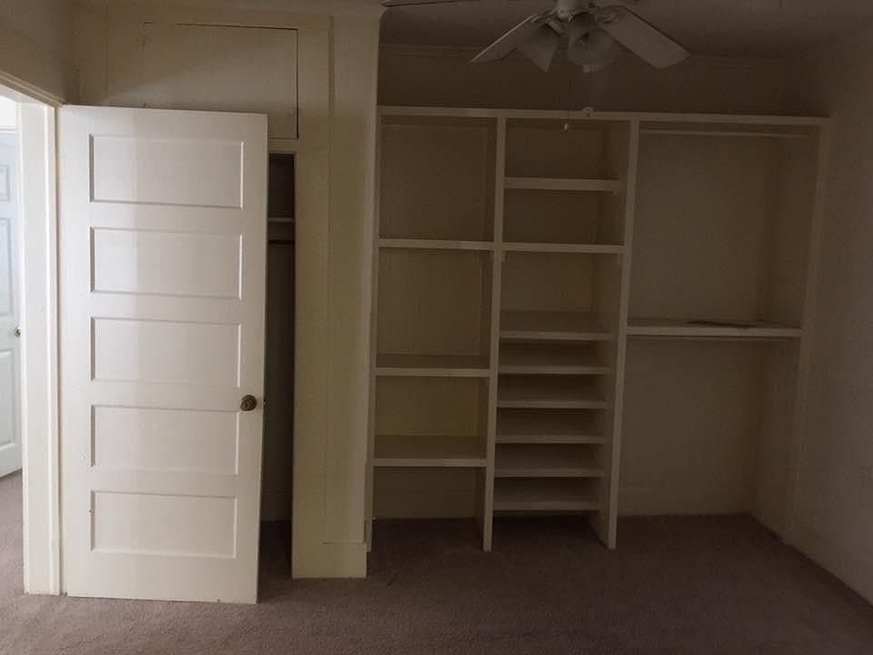 2nd bedroom with built ins. 