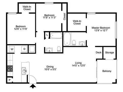 Floor plan The Venice