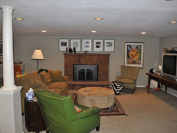 rec. room with fireplace