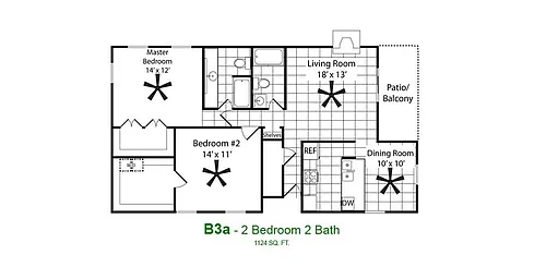 Floor plan B3A