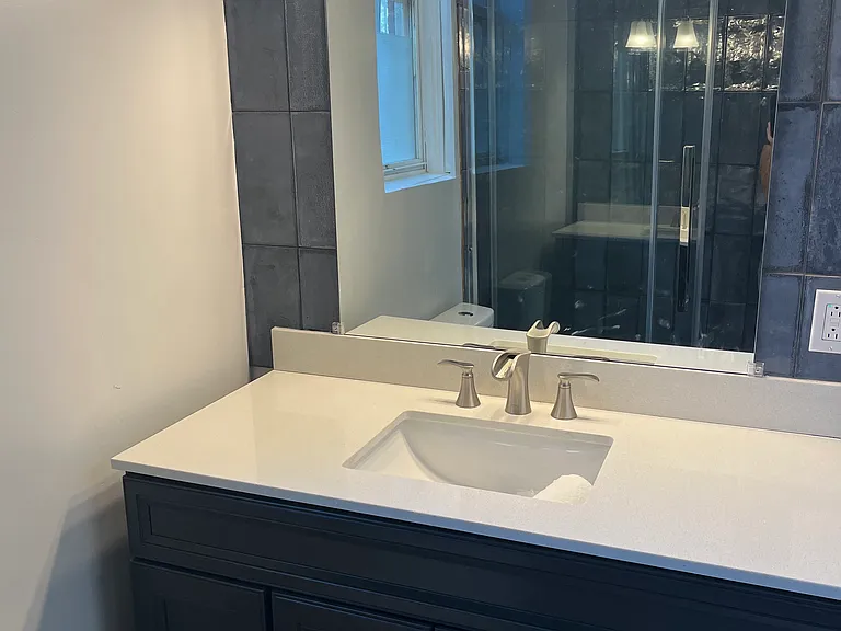 Bathroom vanity.