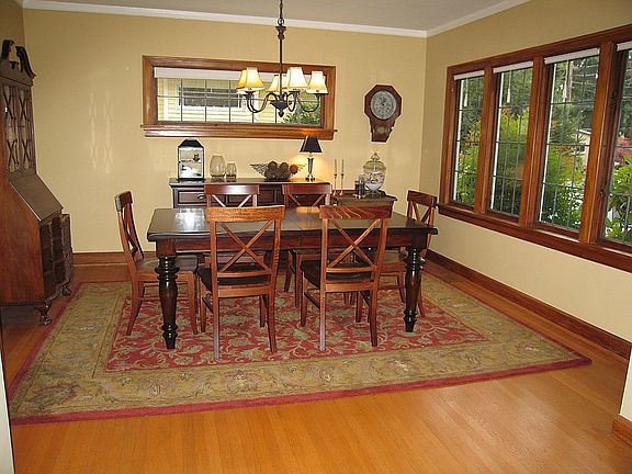 Spacious dining room