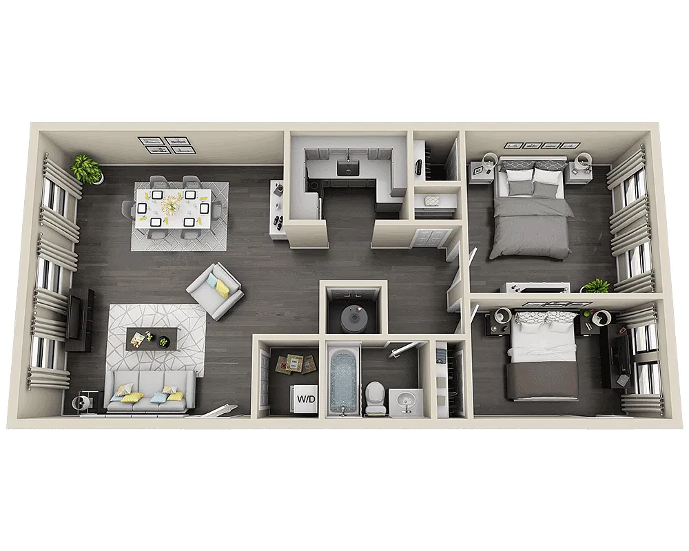 Floor plan 30 Garrison - B1A