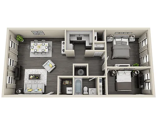 Floor plan 30 Garrison - B1A