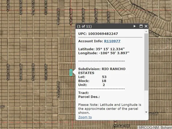 LOT 53 57th St SW #2, Rio Rancho, NM 87124
