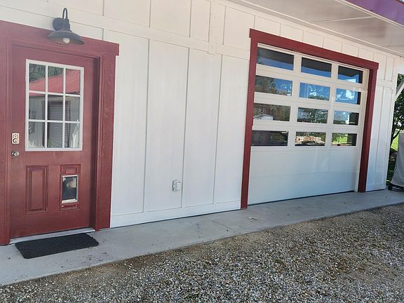 Entrance door is next to event space door