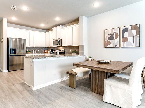 Kitchen and dining area