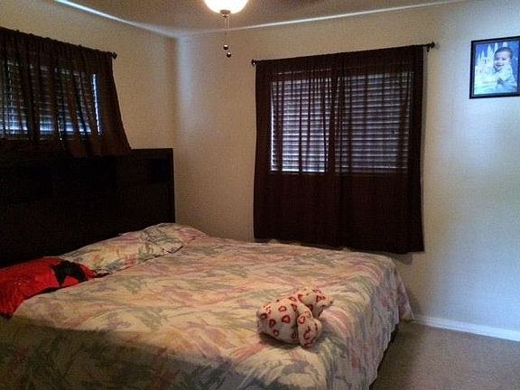 Good size bedrooms with fans