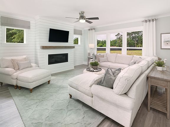 The Newberry new home design provides a spacious open floorplan perfect for entertaining.