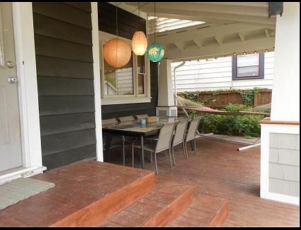 Amazing back covered deck! With ceiling fan, Great for entertaining year round.