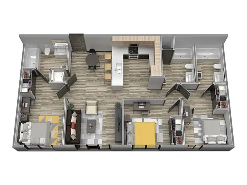 Floor plan 3X3