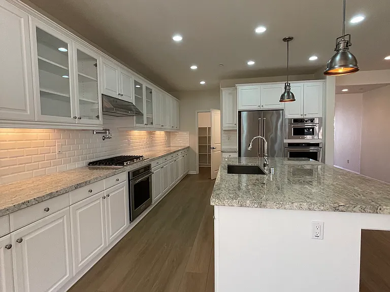 Kitchen view from Dining Room.