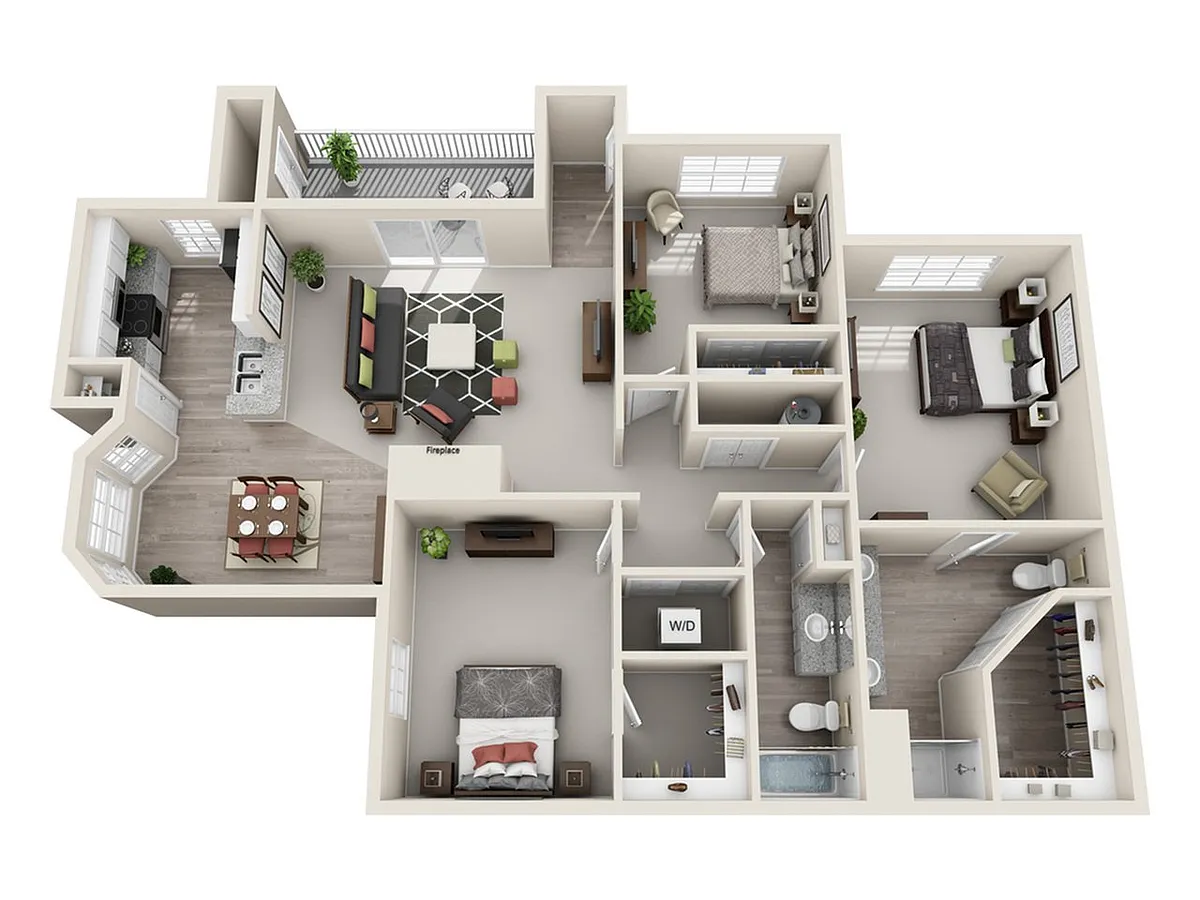 Floor plan Cottonwood