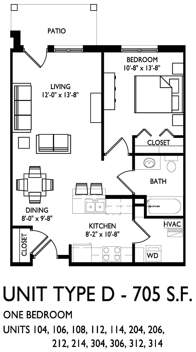 Floor plan 1 Bedroom