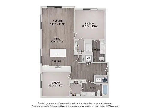Floor plan F3