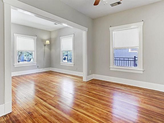 View from dining room to living room (front of house)