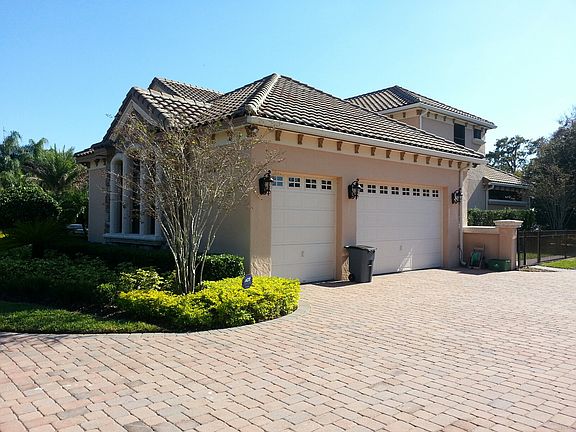 Garage side of house