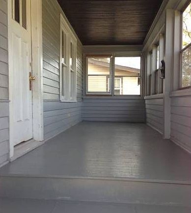 Enclosed front porch