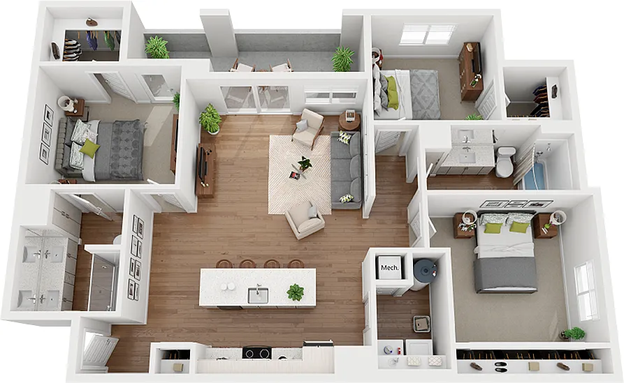 Floor plan Steel