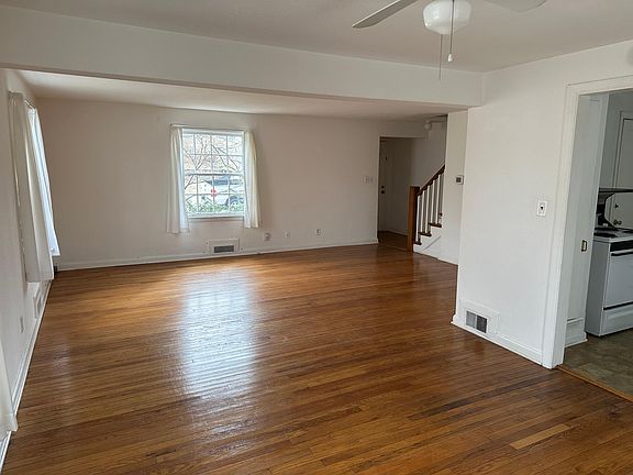 Dining Room Alcove Facing LR Entry Stairway & Kitchen Entry on Right