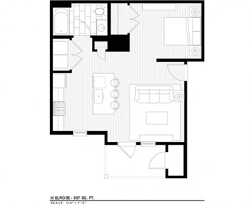 Floor plan Studio Large