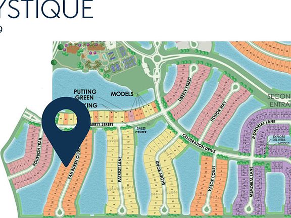 Location of this home within Del Webb Naples