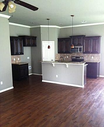 Kitchen View from Living Room