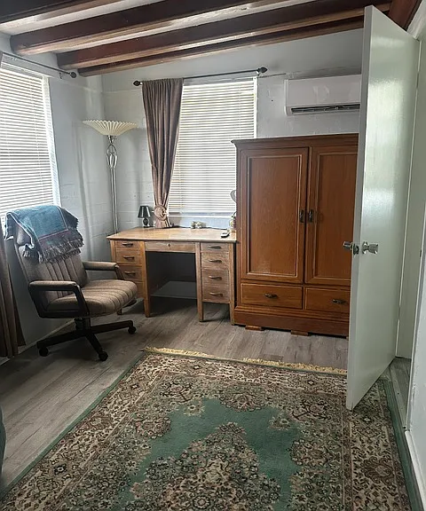 Office view from hallway
