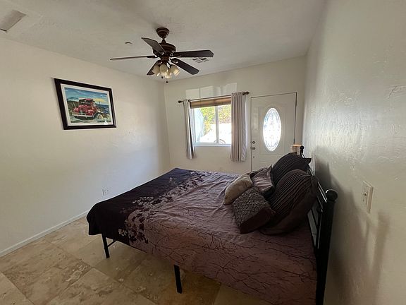 Bedroom facing door 1