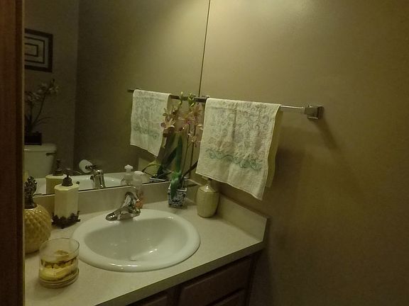 Half bath on second floor