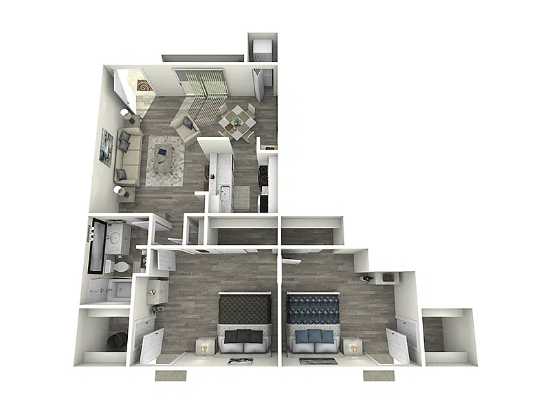 Floor plan 2X1-900