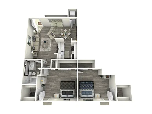 Floor plan 2X1-900