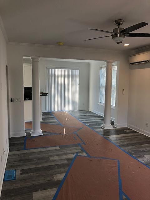 Entrance, Facing Living Room and Dining Area