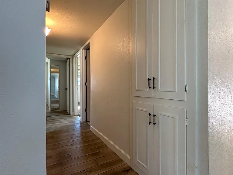 Bedroom hall, from living room