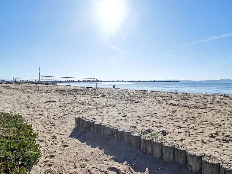 Beach Volleyball courts within 1 block of our property
