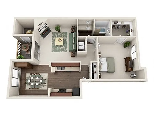 Floor plan 1X1