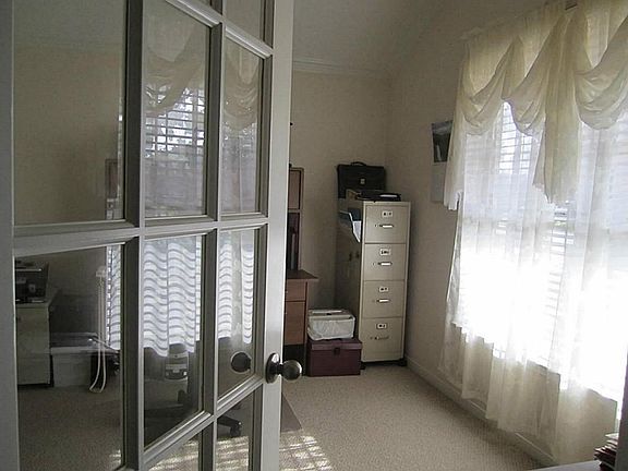 Upgraded study room with  French doors