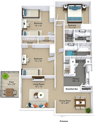 Floor plan The Laurel