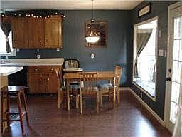 Large kitchen open to the livingroom and dining room.