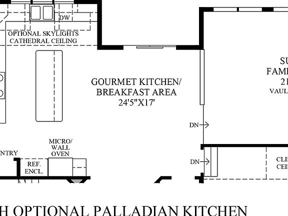 Optional Palladian Kitchen