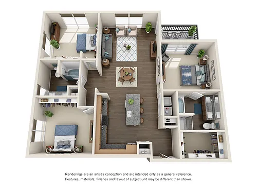 Floor plan C1Ba