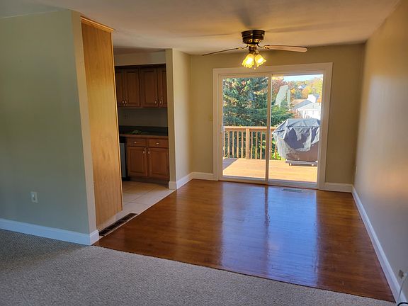 Dining room with hard wood floors