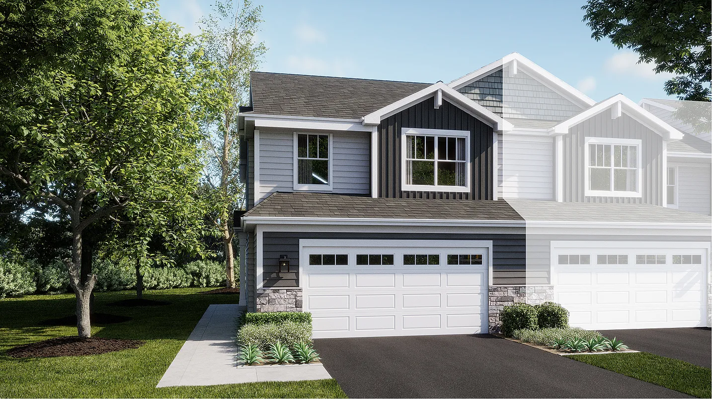 Darcy Plan, Abbey Meadows : Traditional Townhomes photo 1